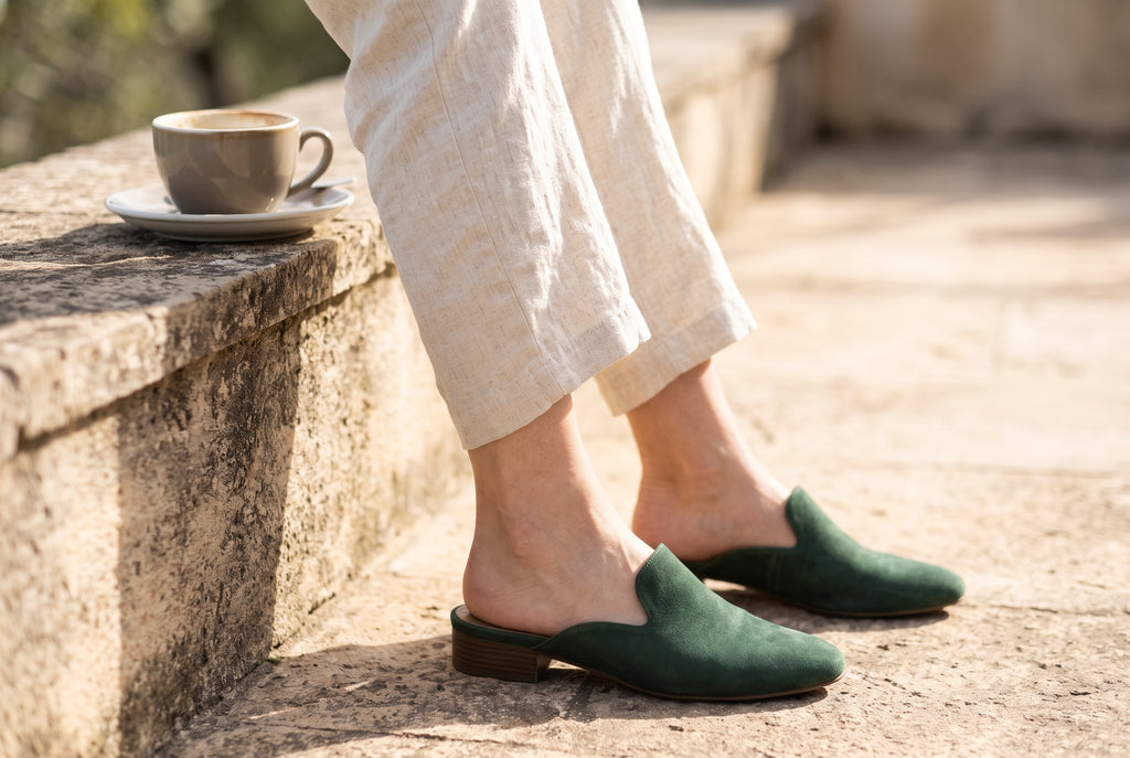 Suede Mule