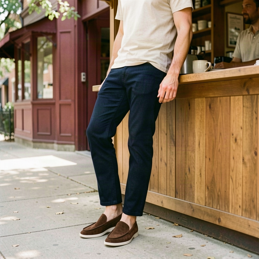 Suede-Look Loafer