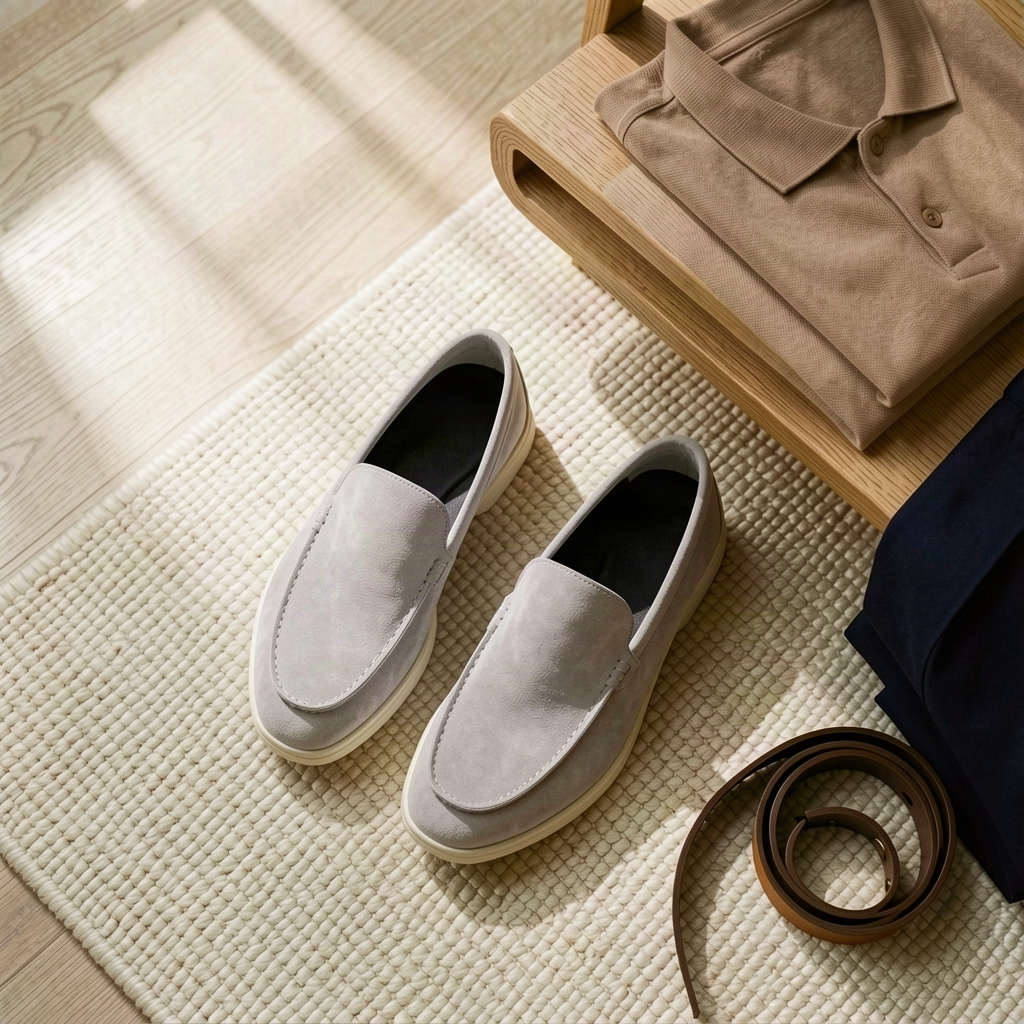 Suede-Look Loafer