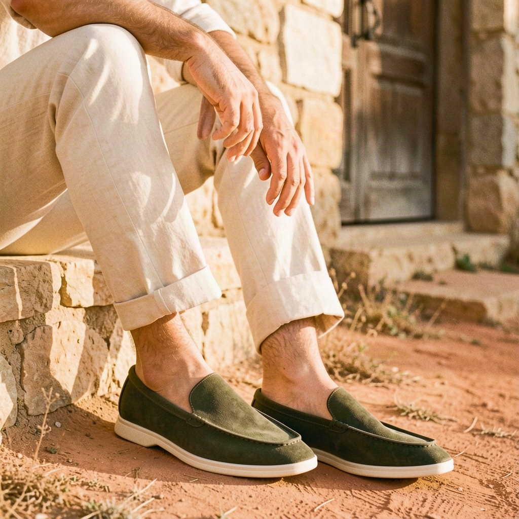 Suede-Look Loafer
