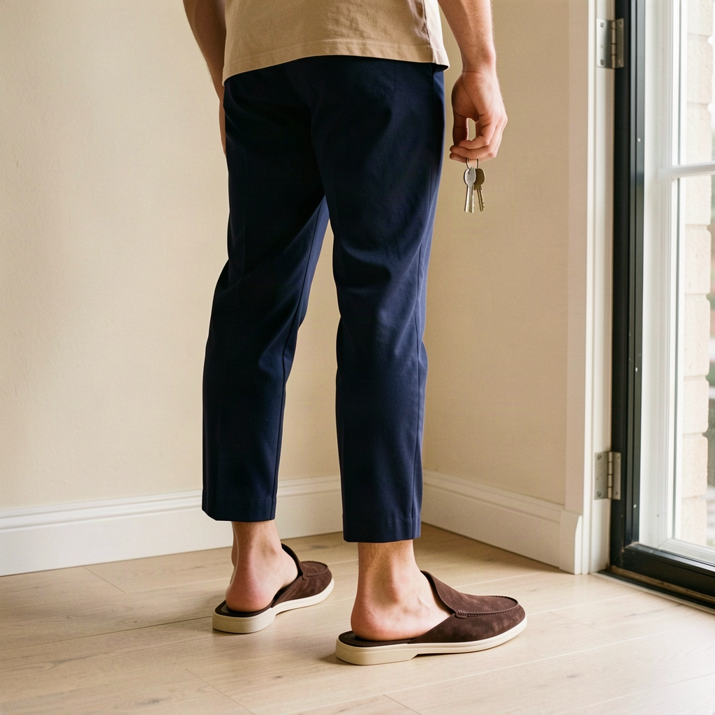 Suede Mule