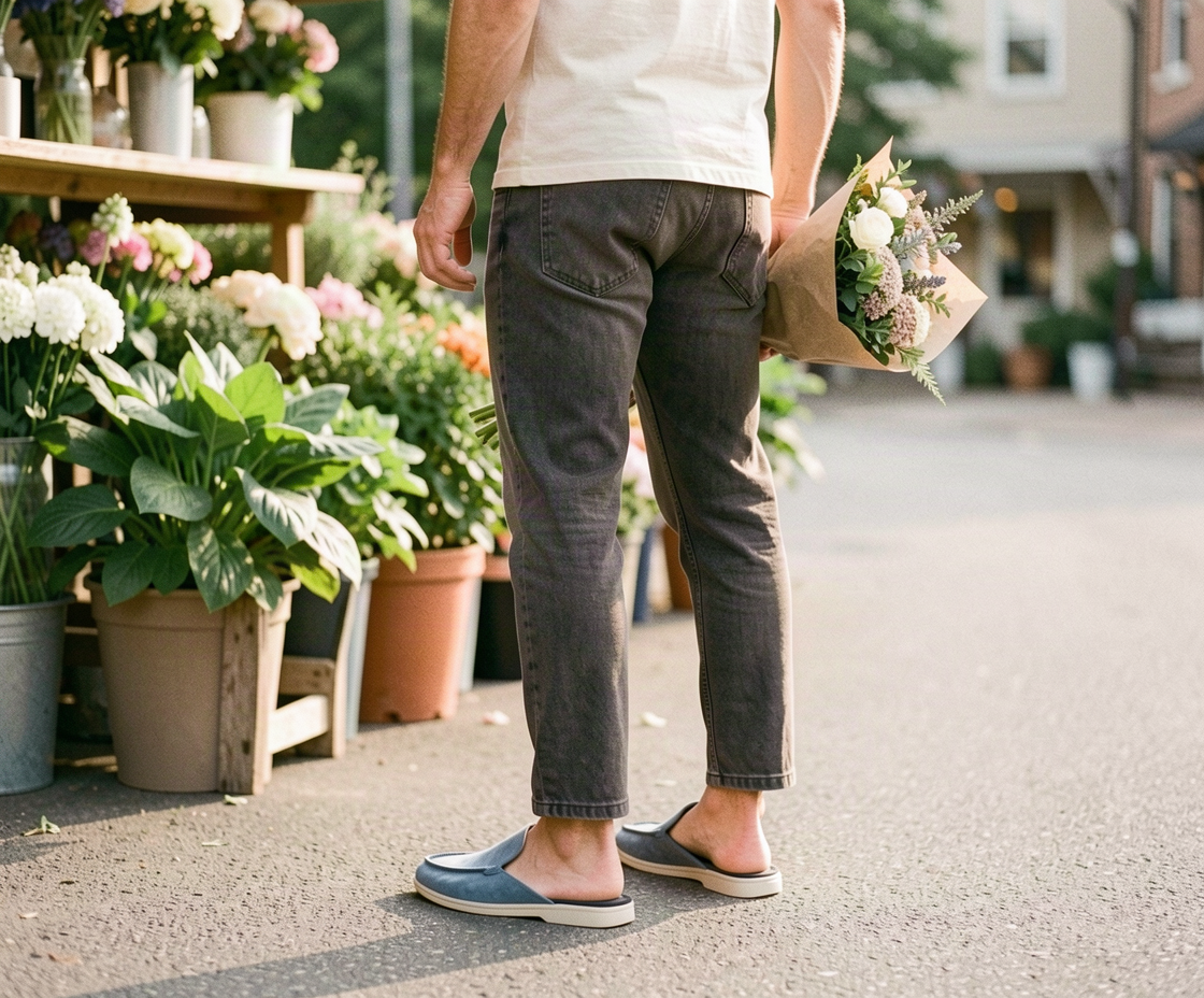 Suede Mule
