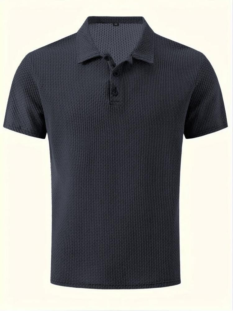 Everyday Polo in dark grey, front view