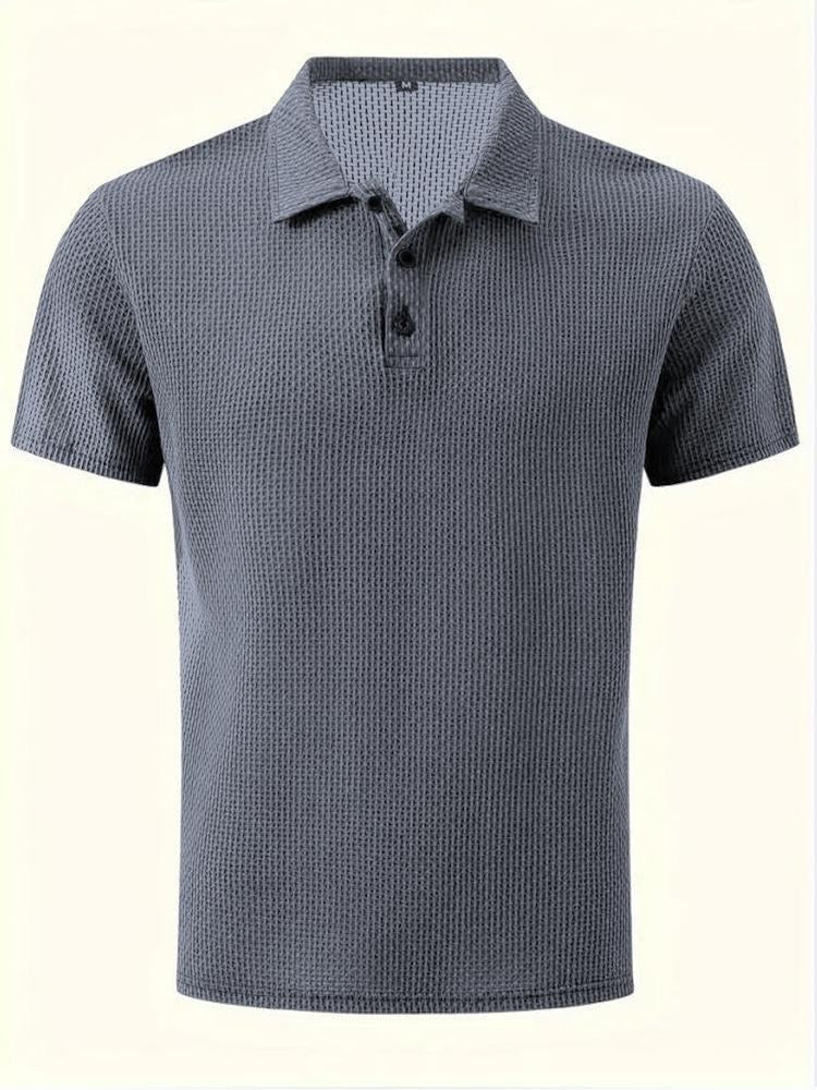 Everyday Polo in light grey, front view