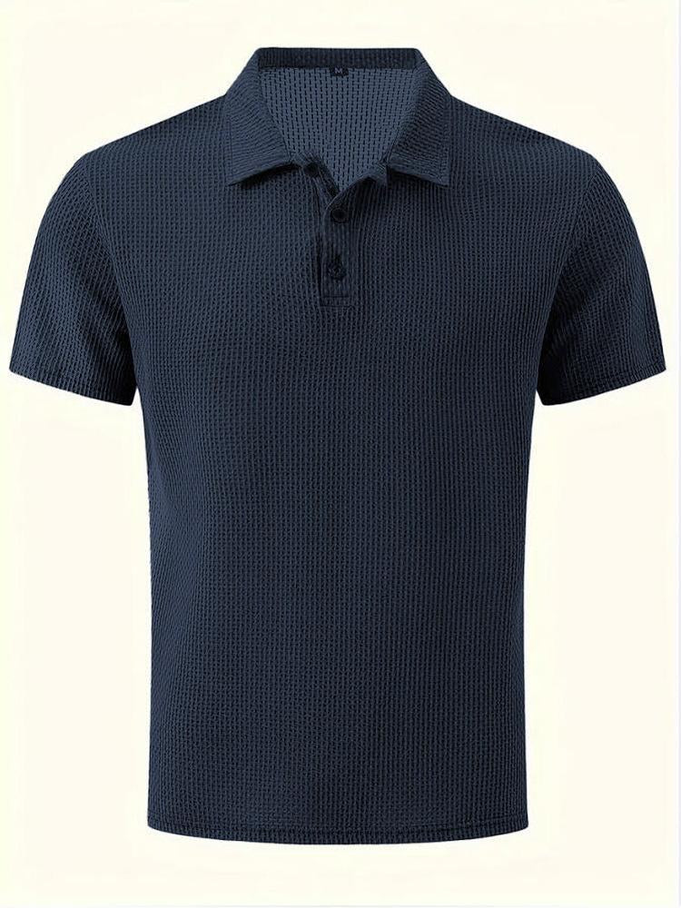 Everyday Polo in navy, front view