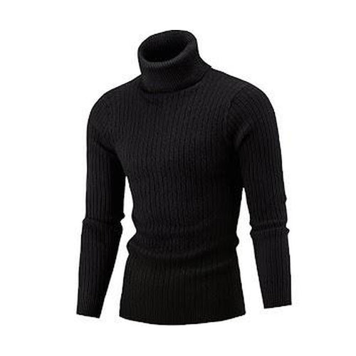 Favourite Turtleneck Sweater in black, front view